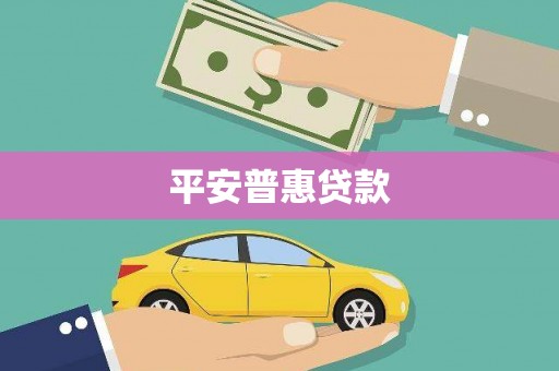 薛城平安普惠贷款
