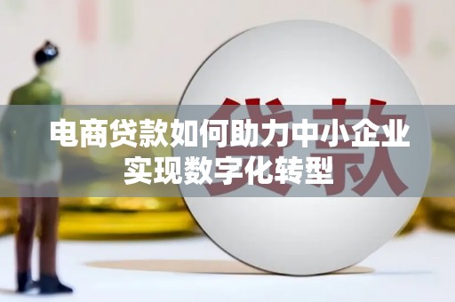 薛城电商贷款如何助力中小企业实现数字化转型