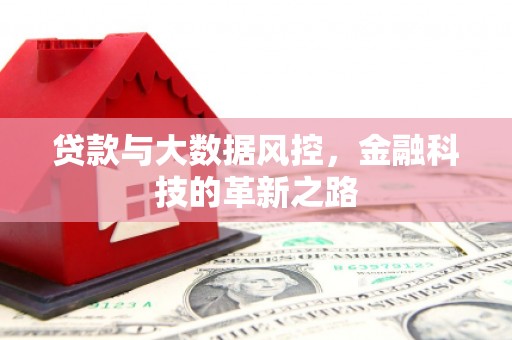 薛城贷款与大数据风控，金融科技的革新之路