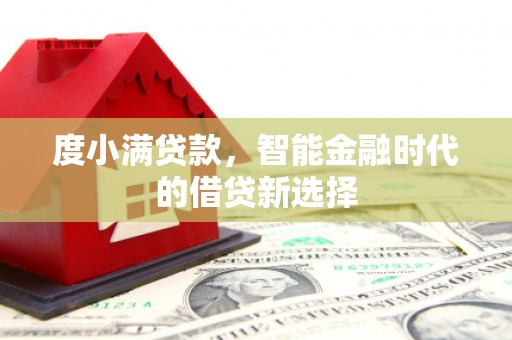薛城度小满贷款，智能金融时代的借贷新选择