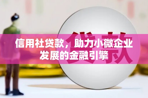 薛城信用社贷款，助力小微企业发展的金融引擎
