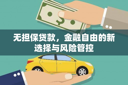 薛城无担保贷款，金融自由的新选择与风险管控