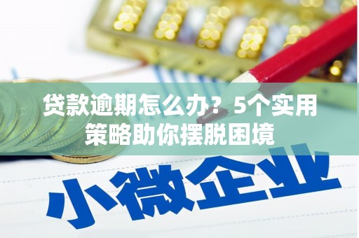 薛城贷款逾期怎么办？5个实用策略助你摆脱困境
