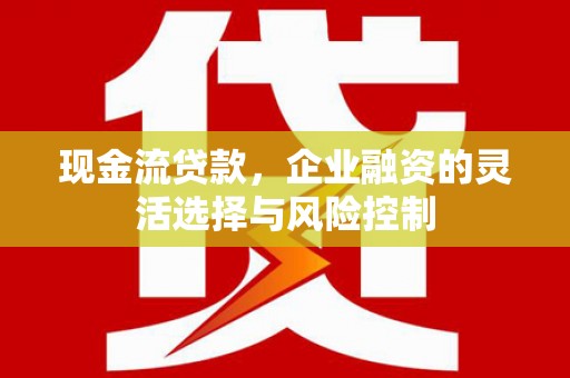 薛城现金流贷款，企业融资的灵活选择与风险控制