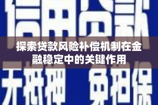 薛城探索贷款风险补偿机制在金融稳定中的关键作用