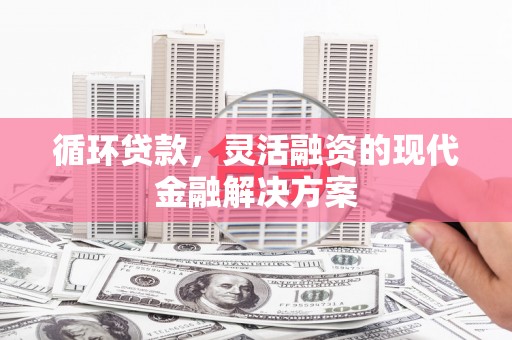 薛城循环贷款，灵活融资的现代金融解决方案