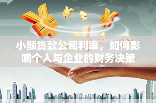 薛城小额贷款公司利率，如何影响个人与企业的财务决策