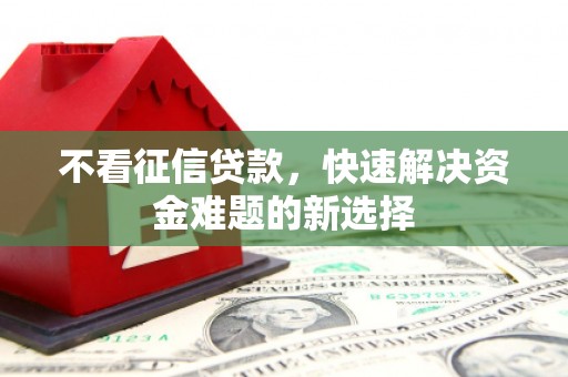 薛城不看征信贷款，快速解决资金难题的新选择
