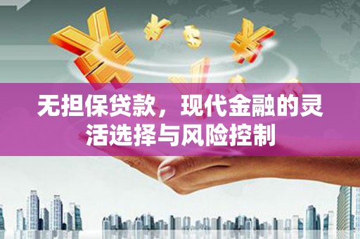 薛城无担保贷款，现代金融的灵活选择与风险控制