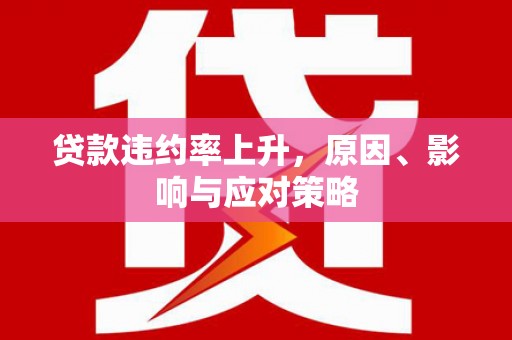薛城贷款违约率上升，原因、影响与应对策略