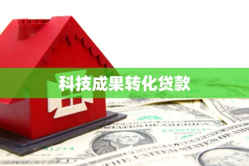 薛城科技成果转化贷款