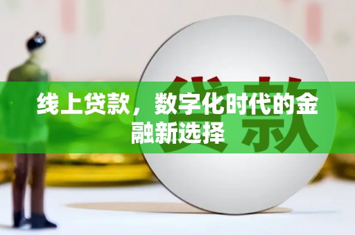 薛城线上贷款，数字化时代的金融新选择