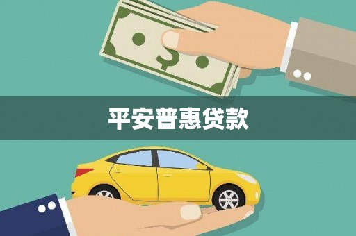 薛城平安普惠贷款