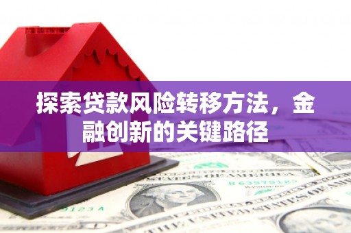 薛城探索贷款风险转移方法，金融创新的关键路径