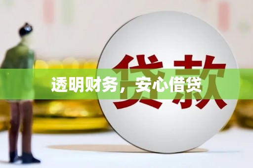 薛城透明财务，安心借贷