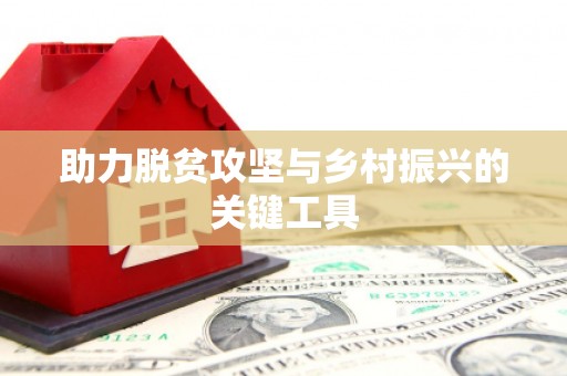 薛城助力脱贫攻坚与乡村振兴的关键工具
