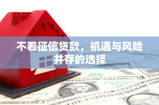 薛城不看征信贷款，机遇与风险并存的选择